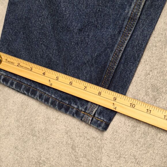 Carhartt Men's Blue Jeans Relaxed Fit Size 40x34 (actual 39x34) Workwear Tough - Picture 7 of 12